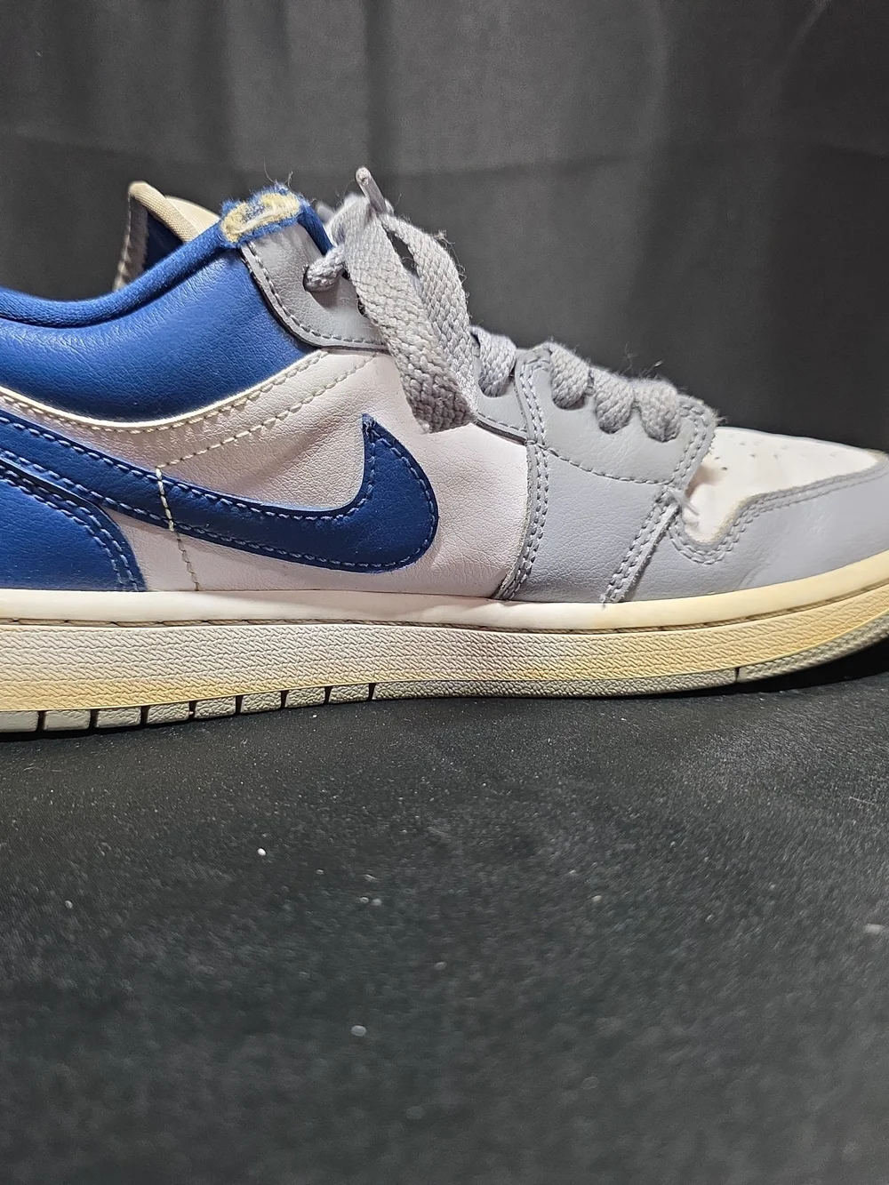 Size 8 - Air Jordan 1 Low French Blue W Gray